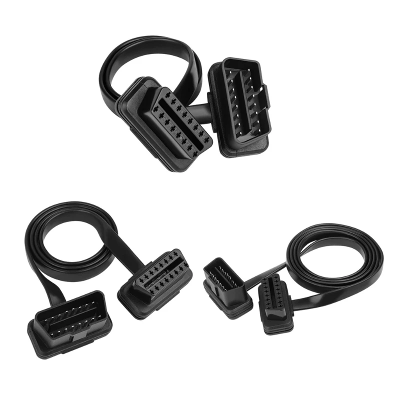 30/60/100cm Male to Female Extension Cord OBD2 Extension Cable With 16Pin For Accurate Vehicle Diagnostics