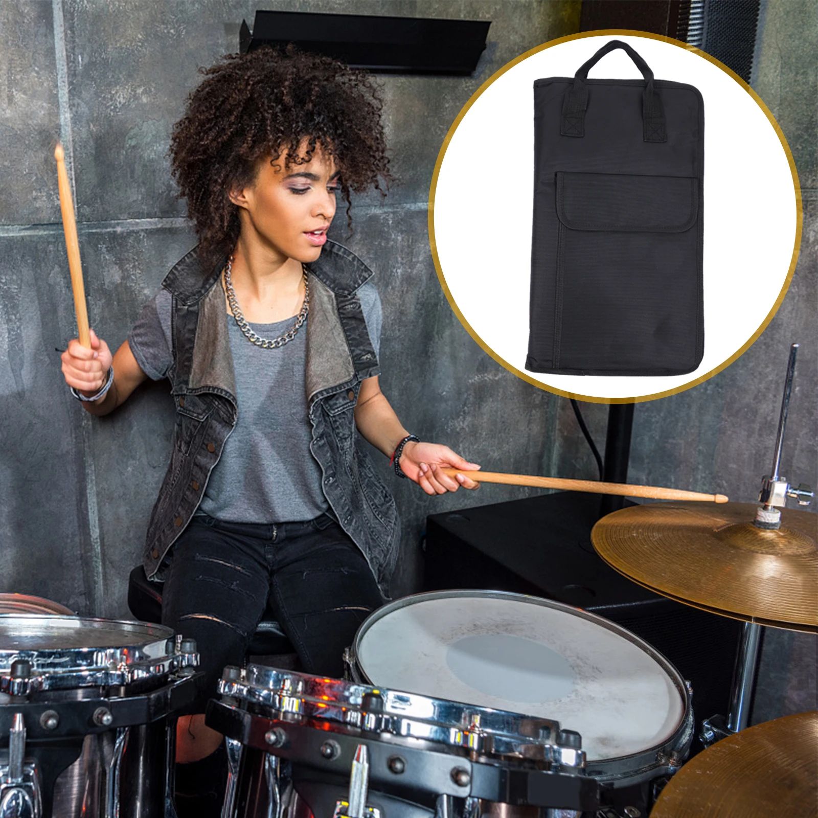 

drumstick bag drum stick holder drumstick storage bag drumstick bag container drum gig bag