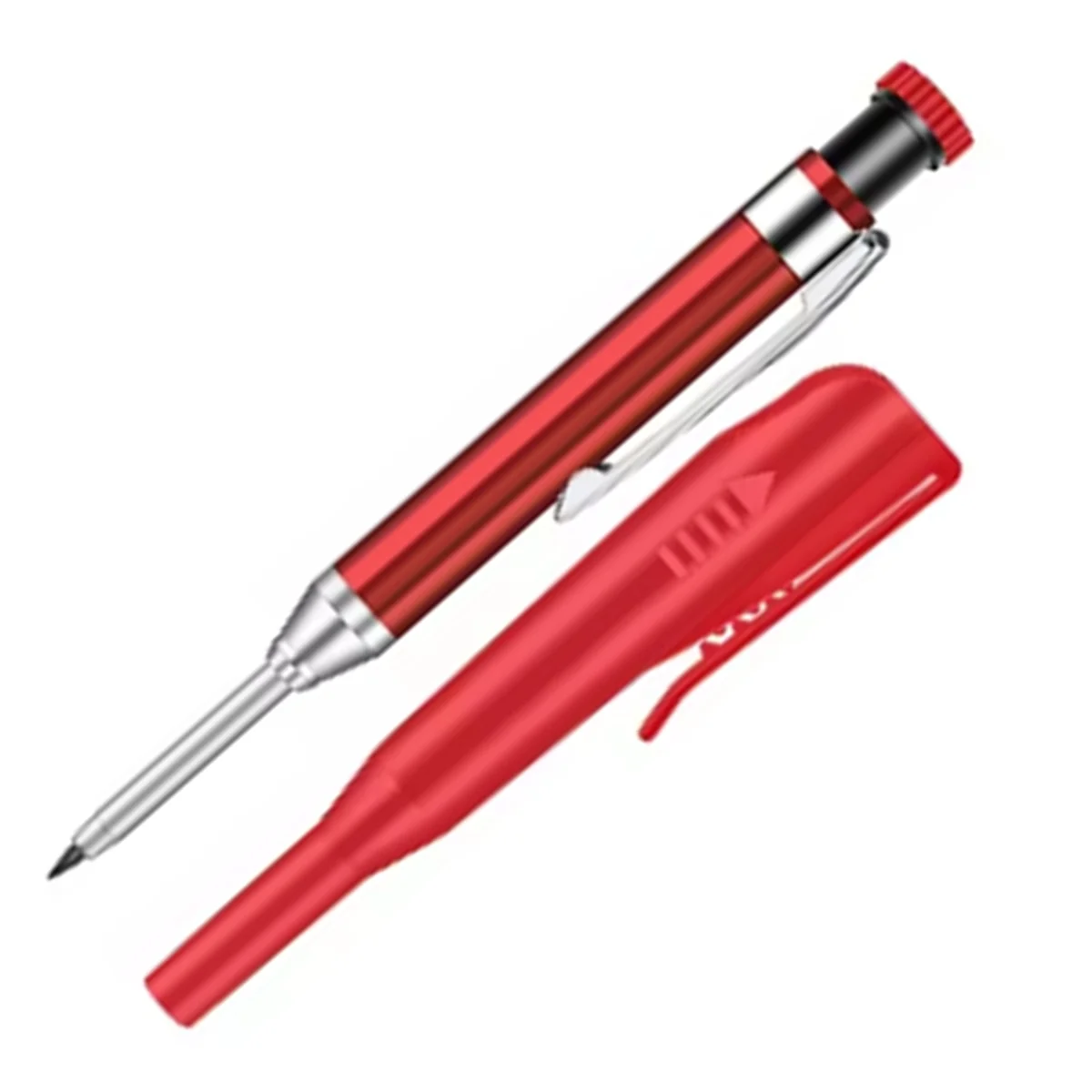 

A002 2 шт. 2,8 мм металлический твердый плотник механический карандаш с держателем глубокое отверстие механический маркер подставка карманный зажим карандаш инструмент