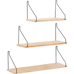 Shopcoins Nordic wooden wall shelf solid wood partition living room porch wall bedroom wall storage