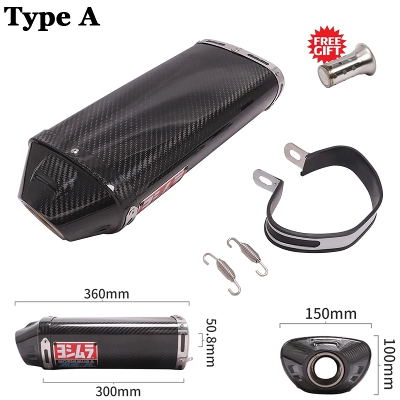 YOSHIMURA-tubo de Escape Universal para motocicleta, Escape RS-5 para Moto DB Killer, CBR600 RR F5, CBR1000, TNT899, TNT1130, Daytona 675R