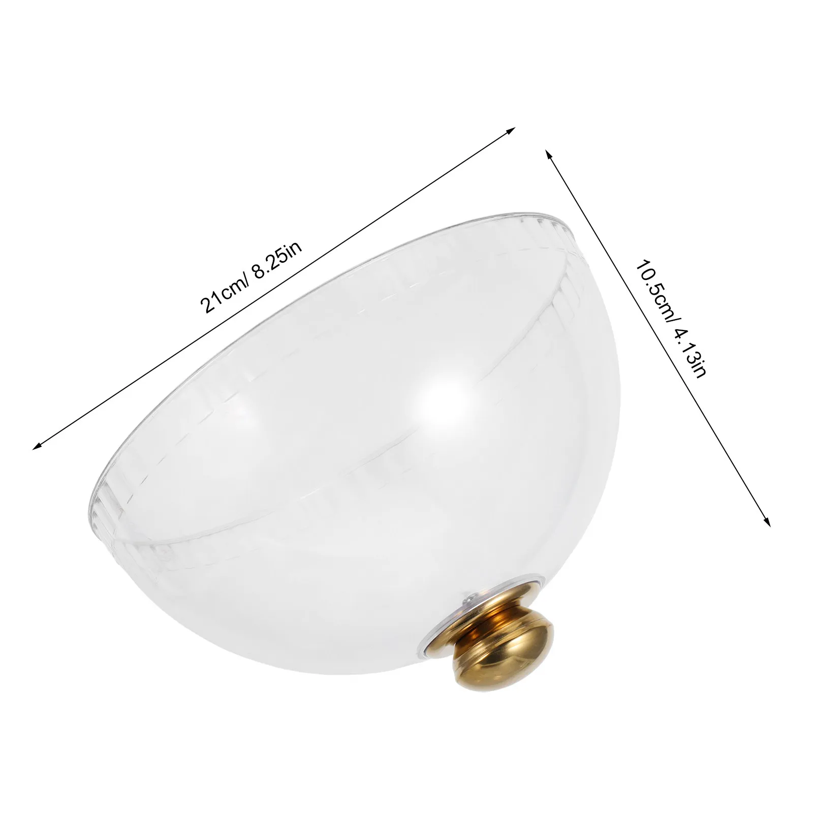 Clear Transparent Cake Dome Cover 8.2 Inch Round Food Display Cloche for Dessert Pastry Cupcake Cheese Serving Party Wedding