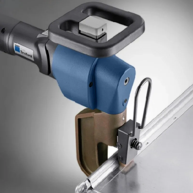 Portable sewing machine, galvanized sheet sewing machine, air duct iron sheet closing machine