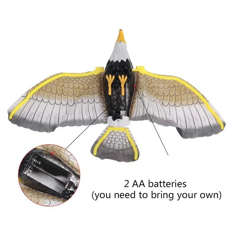 Elektronische Flying Eagle Sling Zwevende Vogelmodel met LED-geluid Kinderspeelgoed Cadeau Elektrische 360-graden Flying Eagle