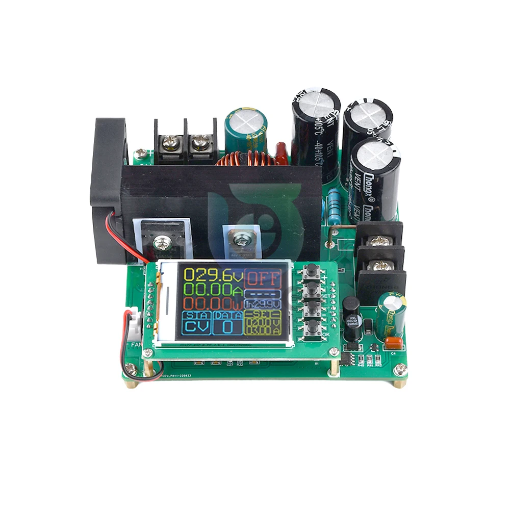 900W 15A Step Up Module TFT Digital Display DC-DC Step Up Converter Booster 9-60V To 10-120V Constant Current Voltage CC CV