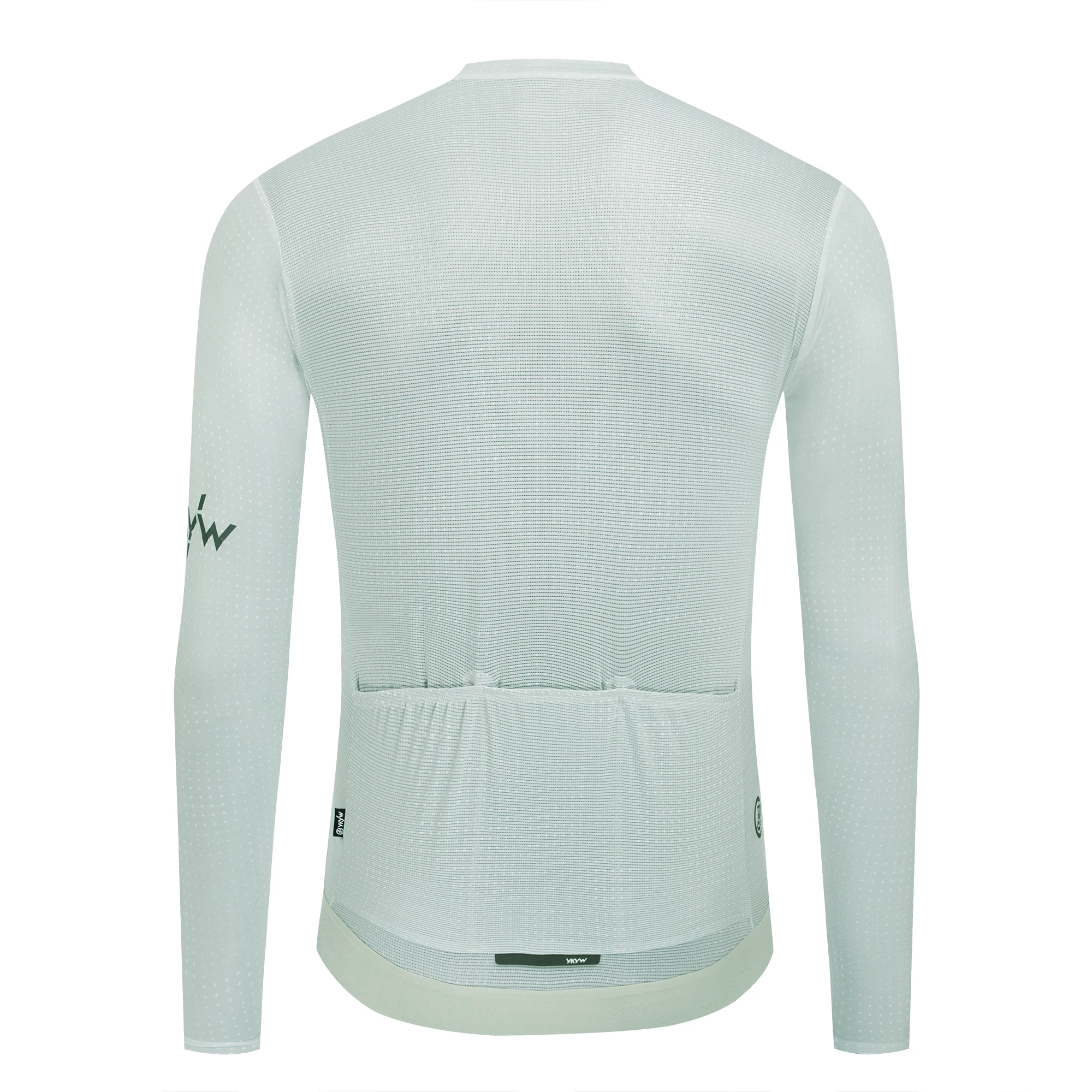 YKYWBIKE UPF 50+ Herren Kurzarm-Radtrikot Nahtloses Rennrad-Shirt Fahrrad MTB Langarm-Radkleidung Atmungsaktiv – Detail 33