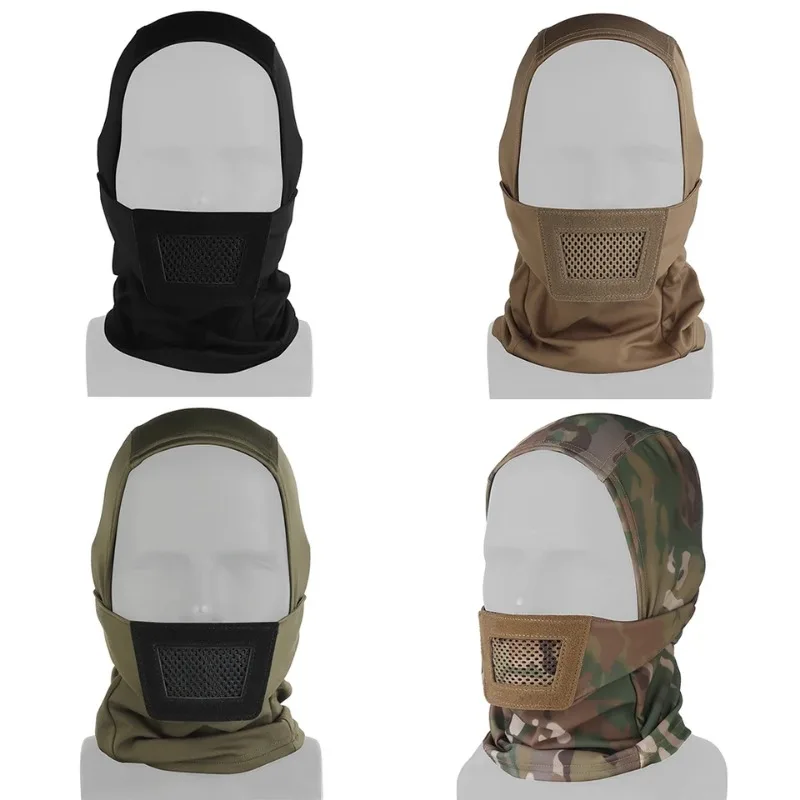 

Airsoft Mask Knight Protective Mask Hunting Shooting Hood, Tactical Full Face Hood for Shooting, Cycling, Hiking