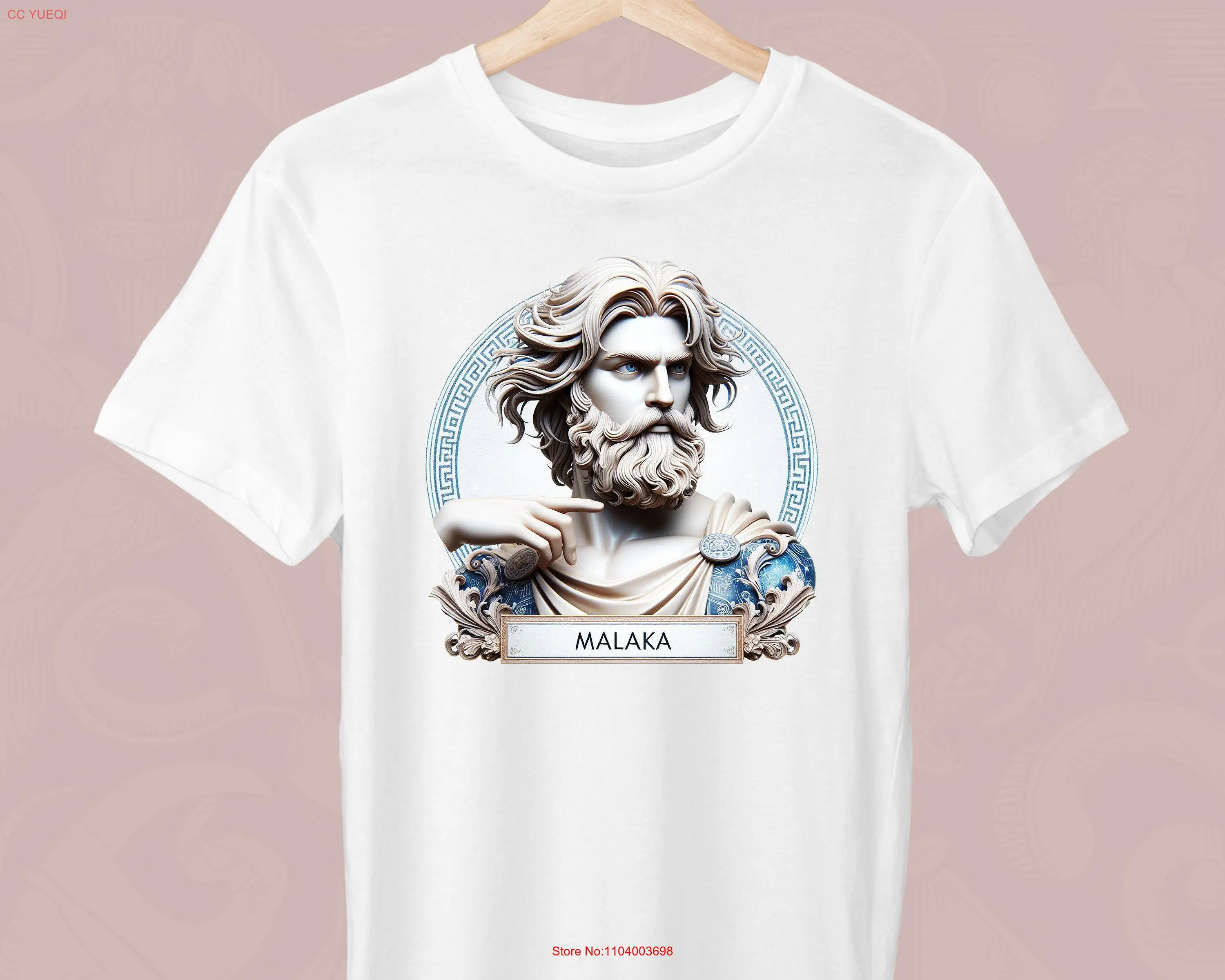 Malaka II Greece T Shirt Greek Statue Lover for a Trendy Stylish long or short sleeves