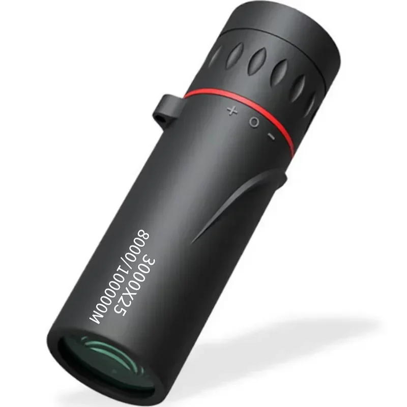 Professional 3000x25 HD Zoom Monocular for Adults Mini Portable Telescope Ideal for Outdoor Camping Hunting