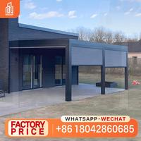 Aluminum Bioclimatic Pergola 4x4 6x6 6X3 Adjustable Ventilated Outdoor Patio Garden Backyard Structure