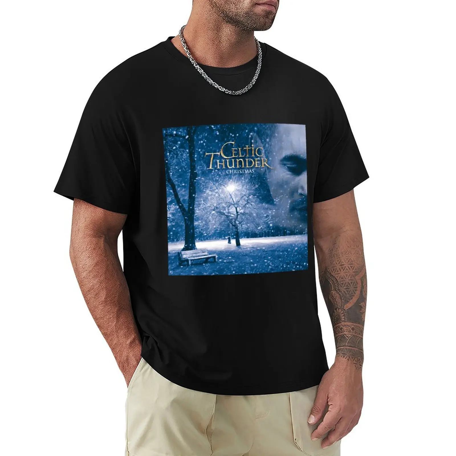 

Celtic Thunder Christmas T-Shirt plain cheap stuff rapper graphic tees cotton man t-shirts men t shirts