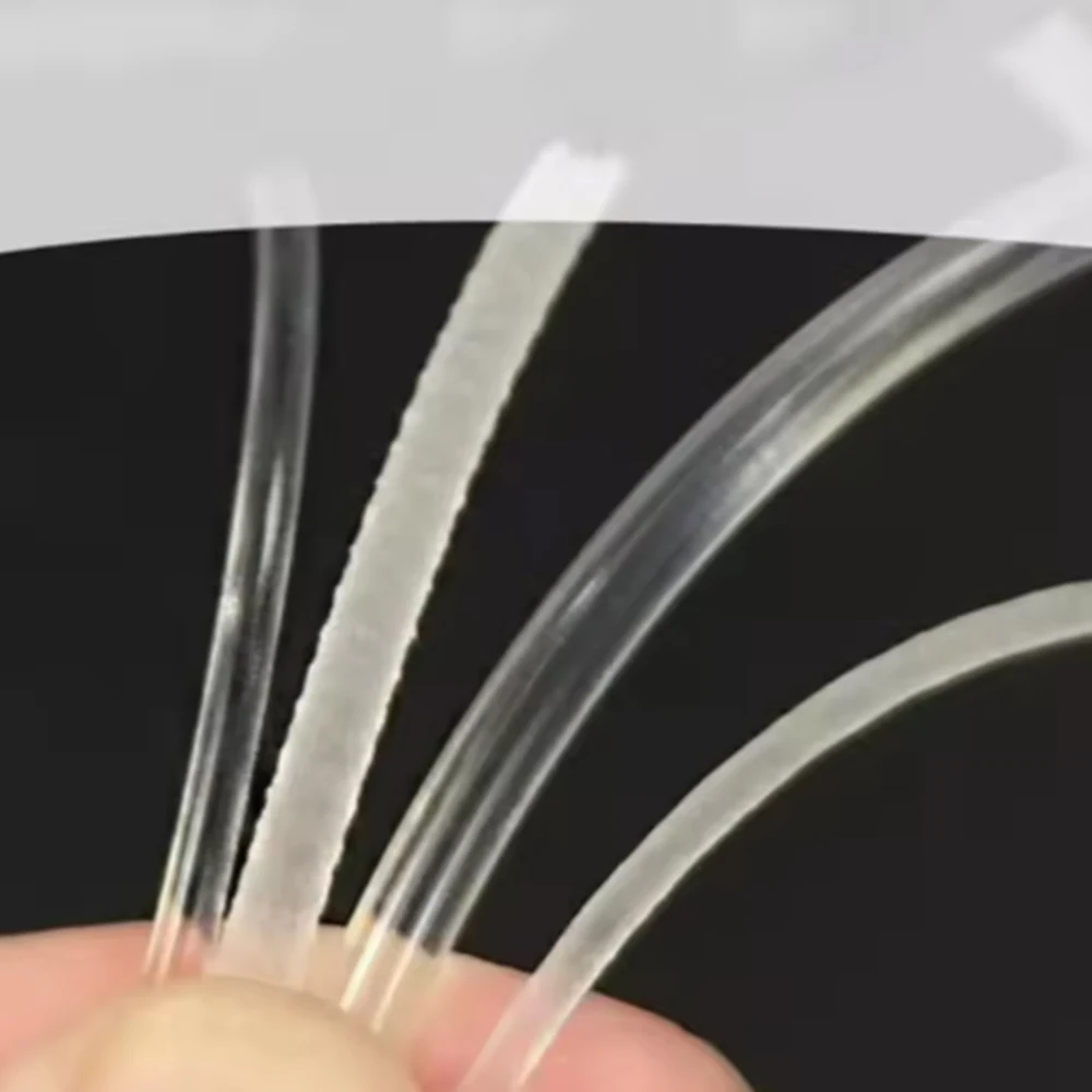 1 Meter/5 Meter White Rough/Transparent Smooth Surface Food Grade Polyurethane Drive Belt Circular Diameter 2 2.5 3 3.5 4 5-12mm