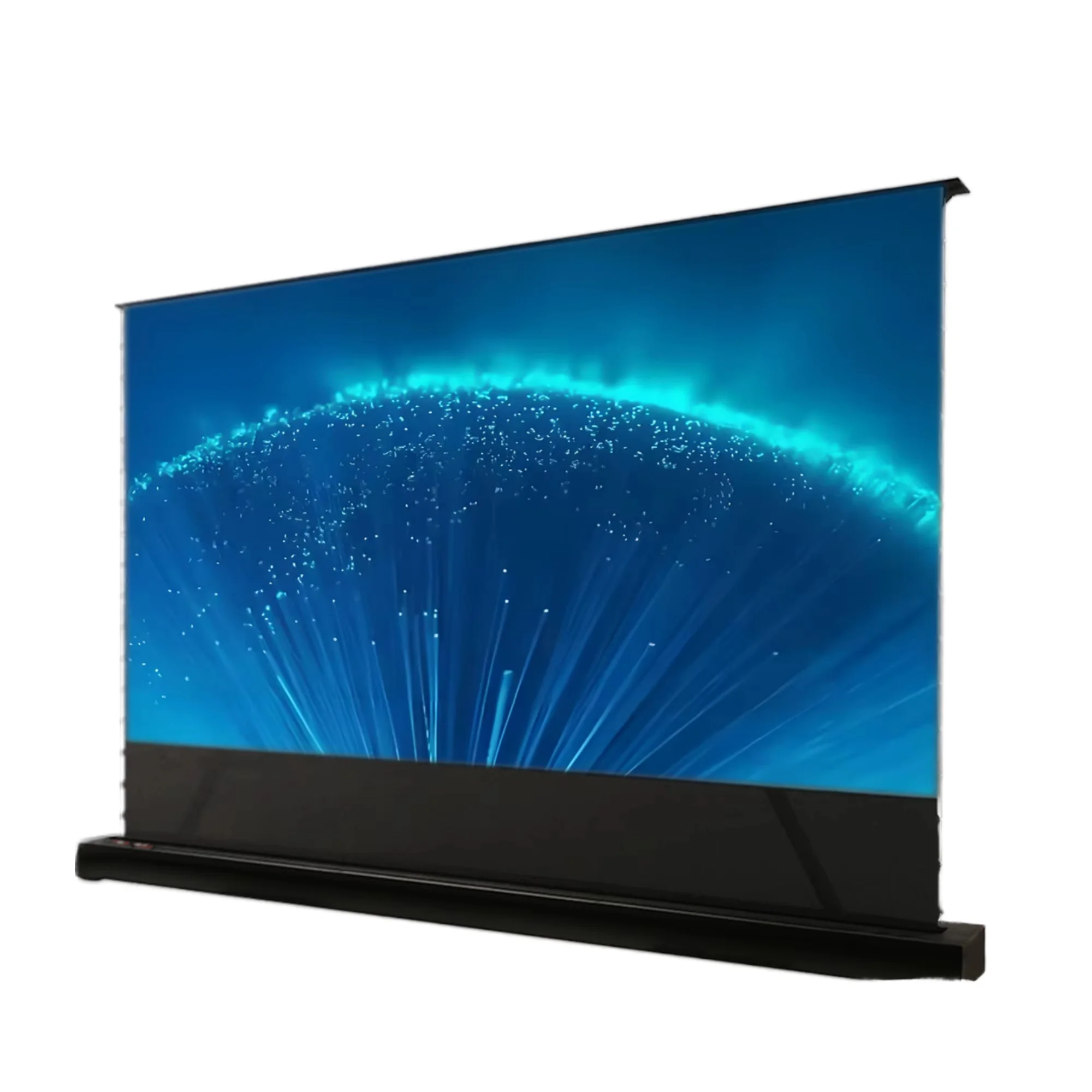 

UHD 4K CBSP UST ALR электрический напольный портативный CE сертифицированный 120-дюймовый 16:9 домашний моторизованный лазерный экран проектора