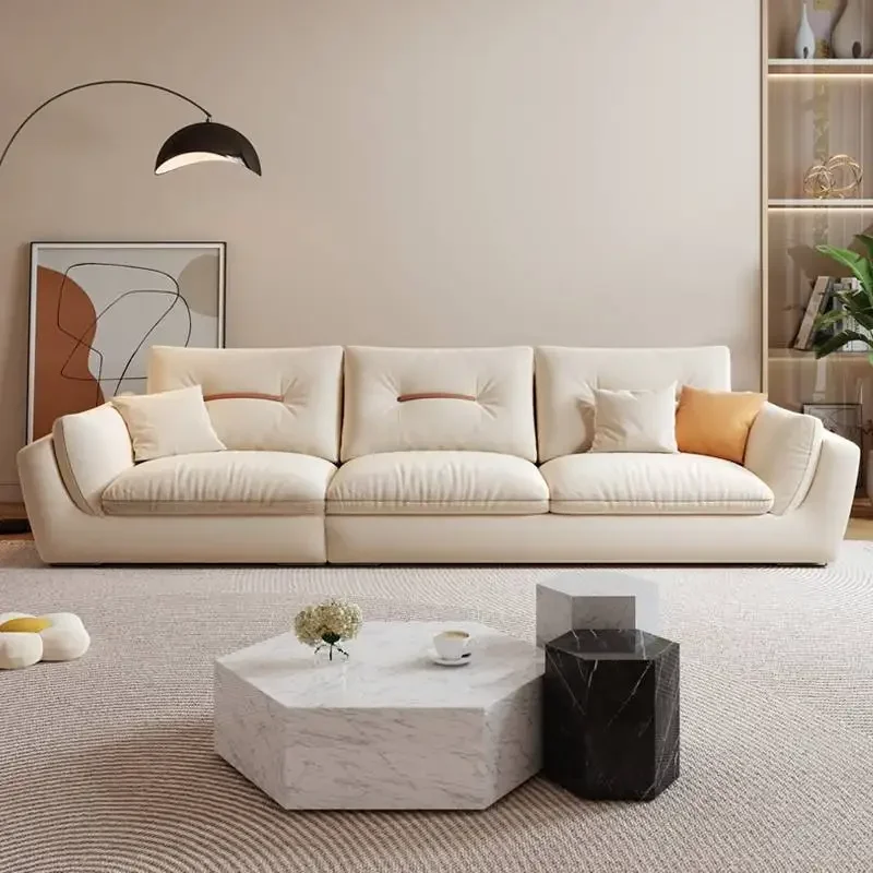 White Wood European Sofas Filler Large Design Nordic Lazy Lounges Couch Puffs Salon Modern Divano 2 Posti Unique Furniture