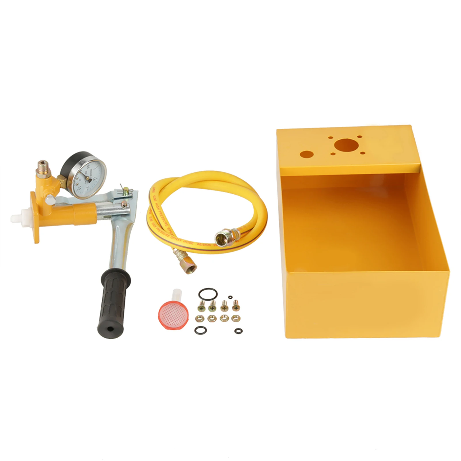2.5Mpa 25KG Manual Hydraulic Water Pressure Test Pump Pipeline Tester Tool Manual Pressure Test Pump Pipeline Pressure Test Tool