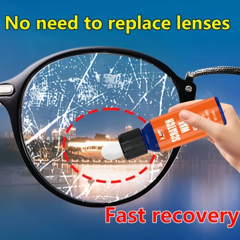 

Паста для ремонта царапин для очков, линз камеры, очков для плавания и оптического оборудования, многоцелевой засіб для удаления царапин, простое применение