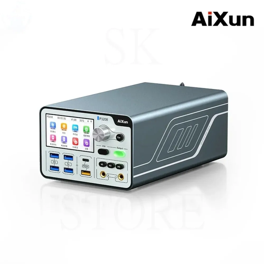 AIXUN P3208 Inteligentny zasilacz regulowany 320 W do telefonu 7-14ProMax Obsługa protokołów szybkiego ładowania PD/QC Jednoprzyciskowy kabel