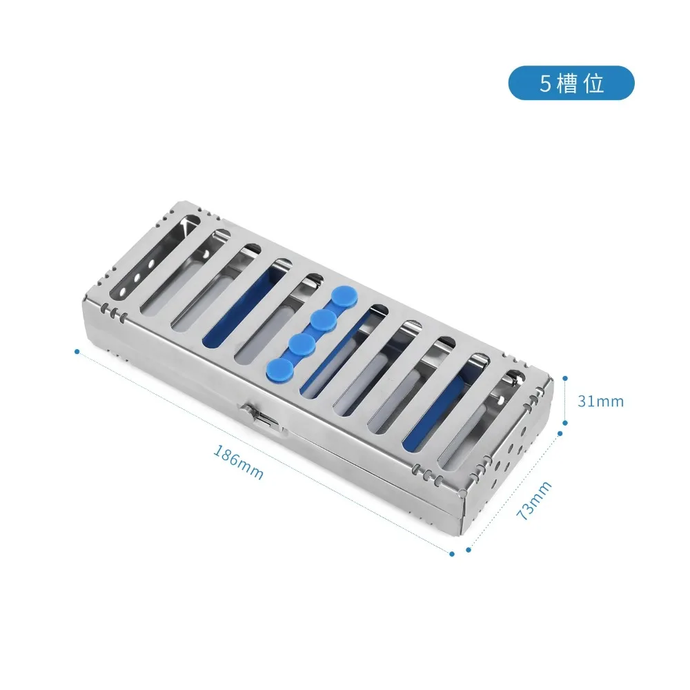 Dental Sterilizing Cassett Surgical Autoclavable Dental Sterilisation Box File Burs Disinfection Tray Dentist Tools view 6