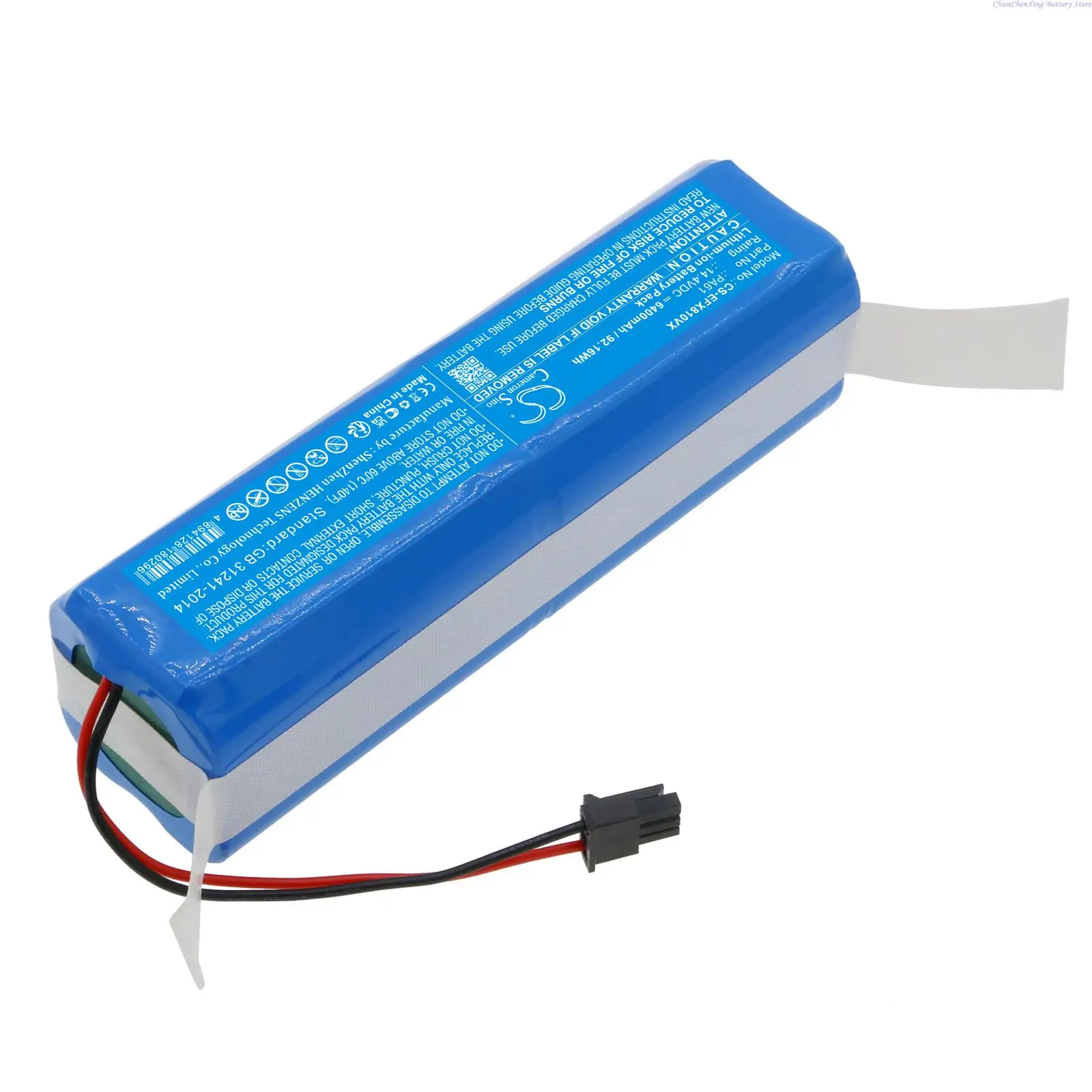 5200mAh/6400mAh Vacuum Cleaner Battery PA61 for Eufy RoboVac X8, X8 Hybrid, X8 White, X8 Hybrid White, T226X