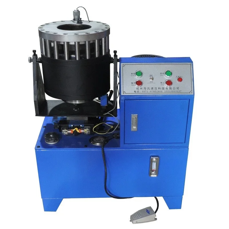 Mahalanobis steel pipe shrinking machine, automatic numerical control vertical and horizontal buckling machine