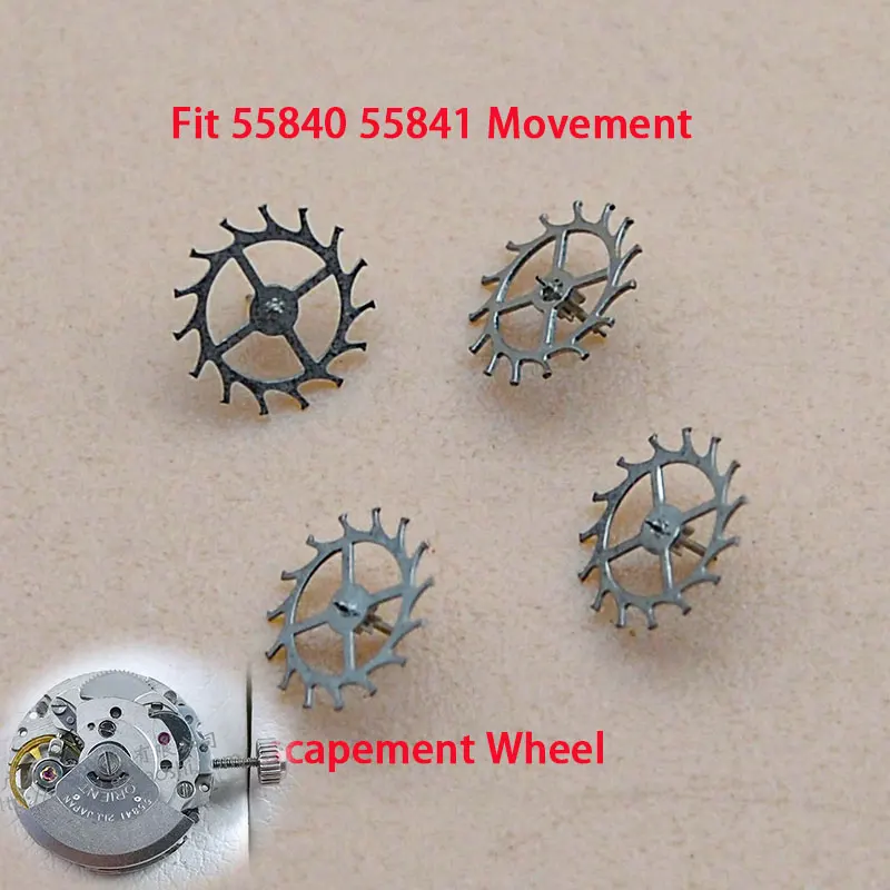 55840 55841 Movement Accessories Gravity Escapement Wheel Escapement Fork Fit Oriental Double Lion Women\'s Watch Replacement