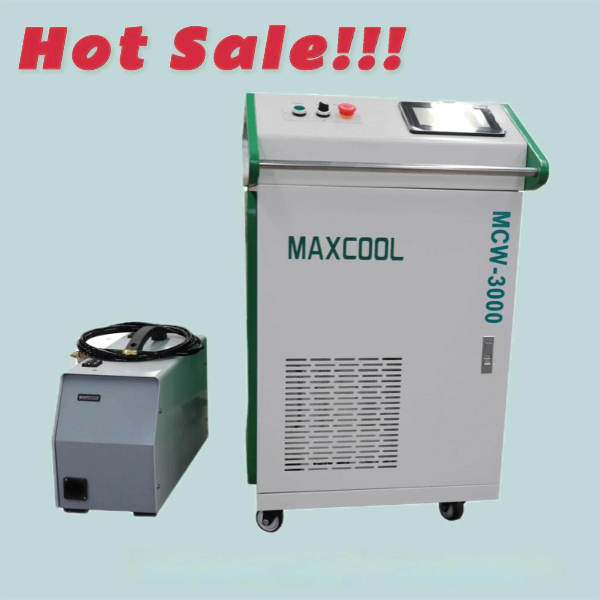 MAXCOOL 2024 1kw 1.5kw 2kw 3kw Handheld Fiber Laser Welding Machine Laser Cleaning Machine 3 In 1 For Metal