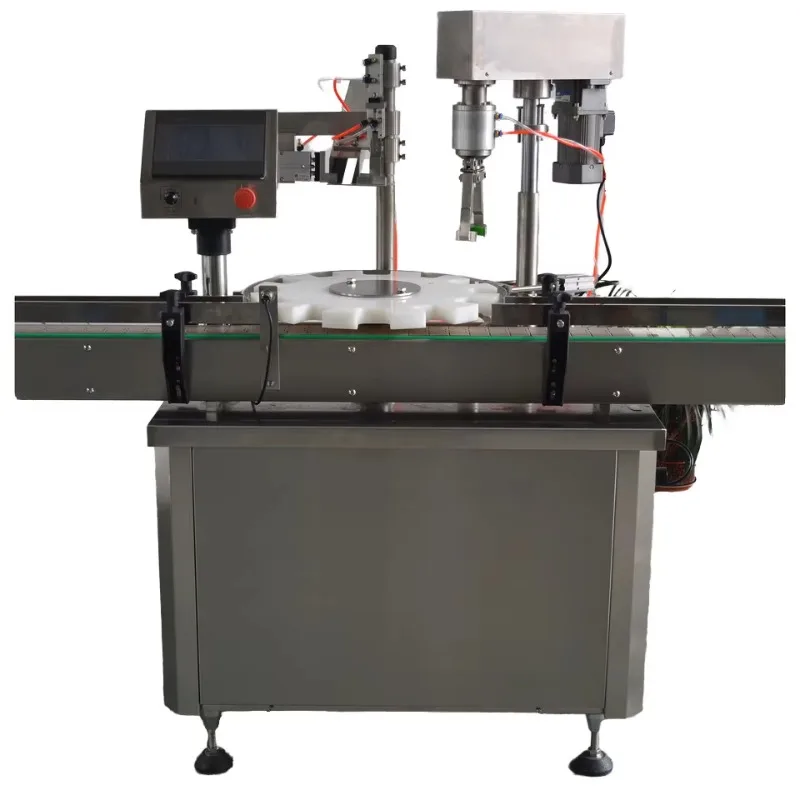 China Supplier Automatic Plastic Bottle and Glass Jar Capping Machine Screw Capping Machine Bottle Capper Customized