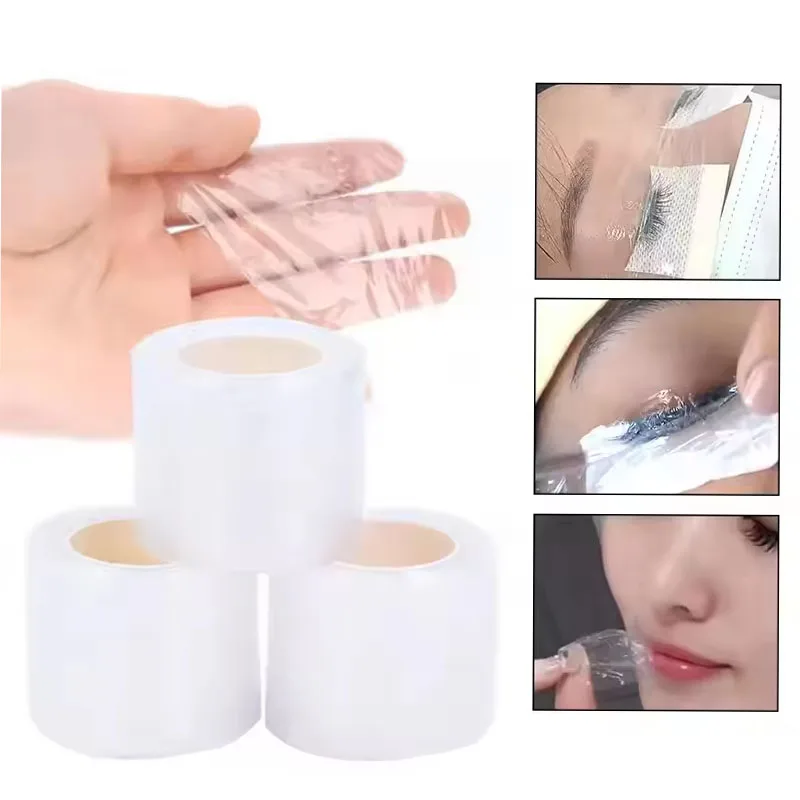 1 Roll Microblading Tattoo Clear Plastic Wrap Preservative Film for Permanent Makeup Tattoo Eyebrow Tattoo Accessories
