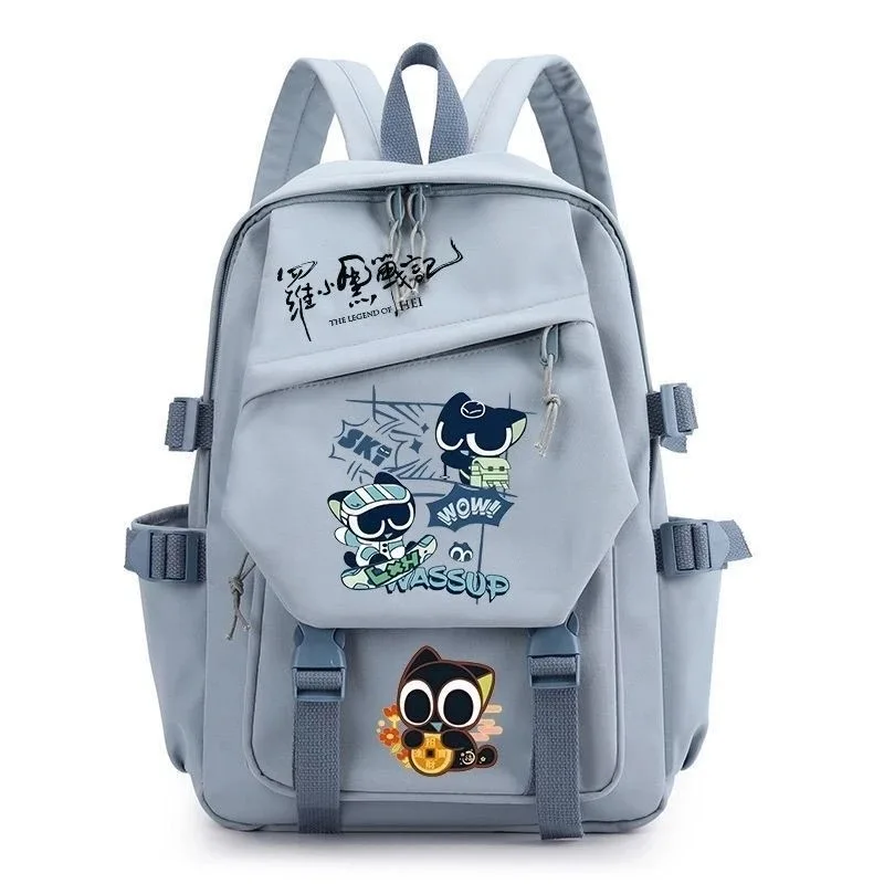 The Legend Of LUOXIAOHEI Backpack Cartoon Anime Print Student Schoolbag Men Women Lightweight Large Capacity Travel Backpacks