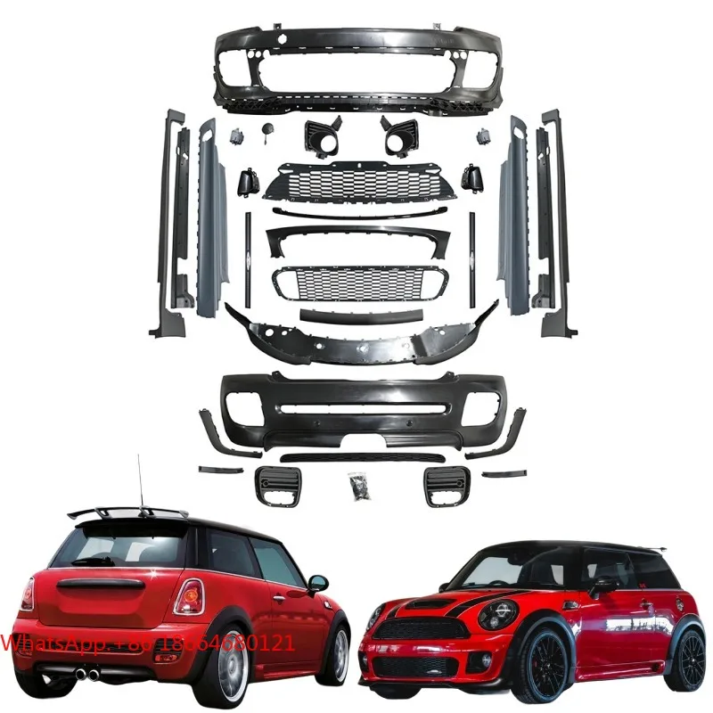 Premium JCW Style Conversion Body Kit For  MINI R56 Front Rear Bumper Side Skirt Complete Modification Accessories