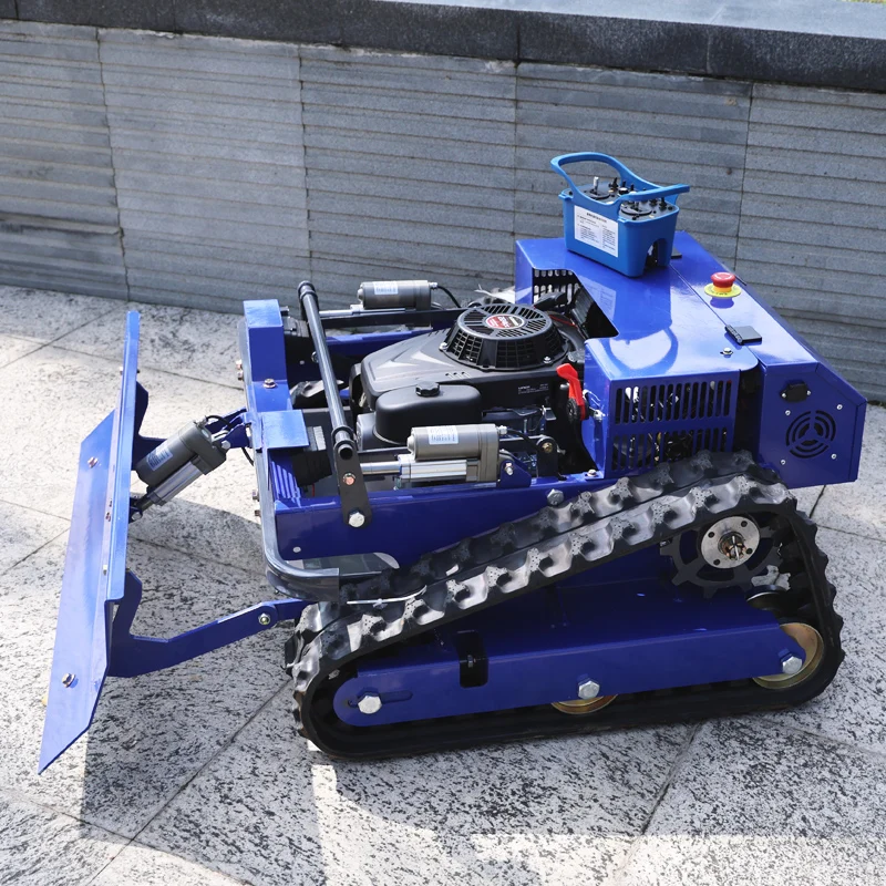 Customized Remote Control Tank Robot All-Terrain Flail Lawn Mower CE Euro V Fast Delivery for Large Yard Farm Lawn