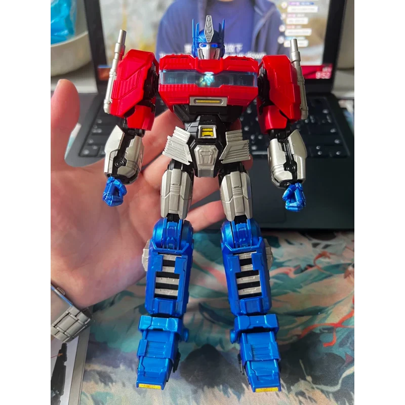 Disponibile autentico AULDEY Transformers AAE Series G1 Optimus Prime Versione con rivestimento fine Set di giocattoli per ragazzi Modello Modello Ornamenti