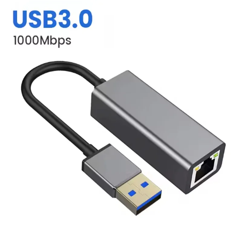 

USB C Type C Ethernet Adapter Network Card USB To RJ45 100/1000Mbps Lan Internet Cable For MacBook PC Windows XP 7 8 10 LUX