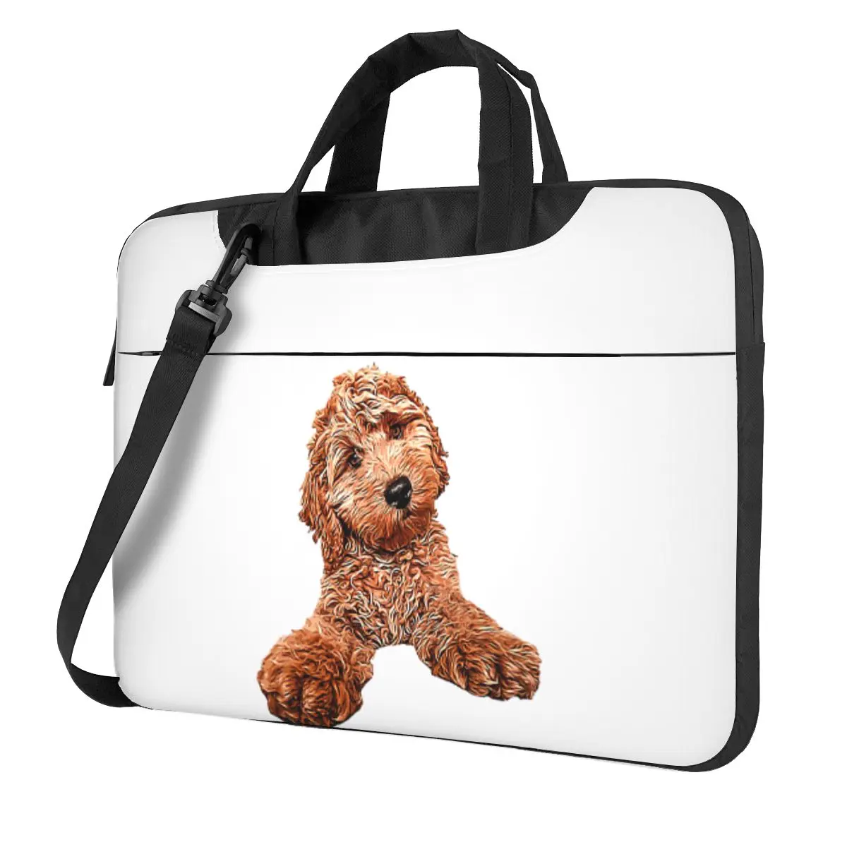 

Cavapoo Labradoodle Goldendoodle Poodle Mix, сумка через плечо для ноутбука, сумка для компьютера 13, 14, 15,6 дюймов, чехол для ноутбука Macbook