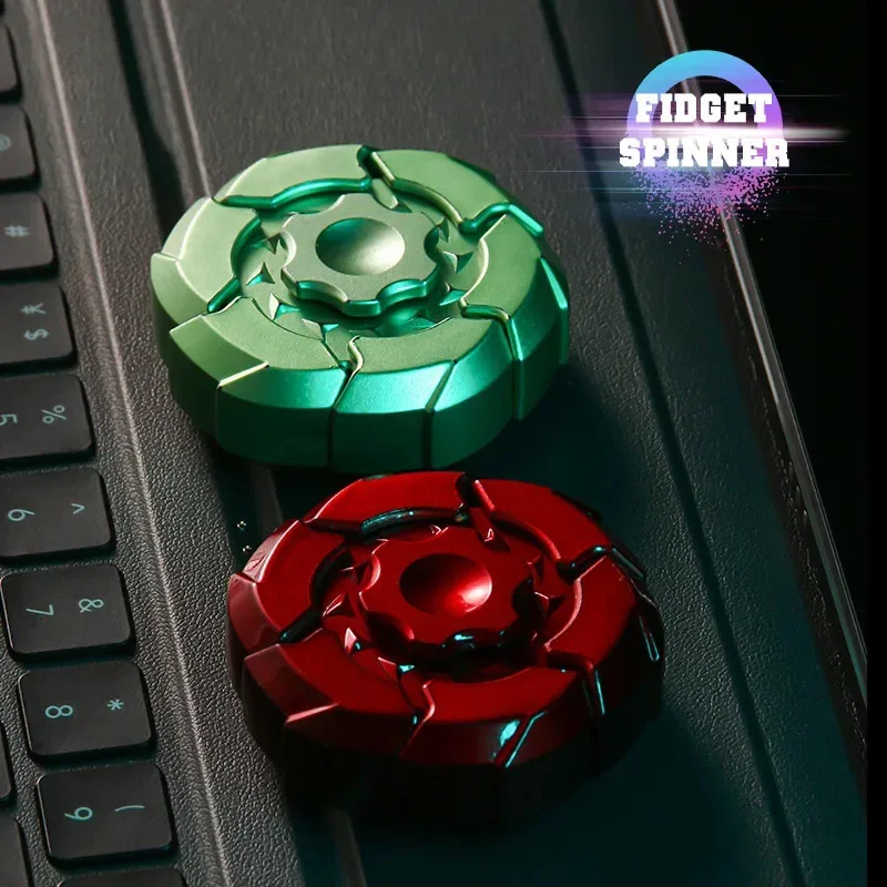 الإبداعية الميكانيكية مضيئة ألعاب متململة للأطفال اليد سبينر الإجهاد الإغاثة الكبار اللعب الحسية تململ المغازل الدوران الاطفال لعبة هدية #4