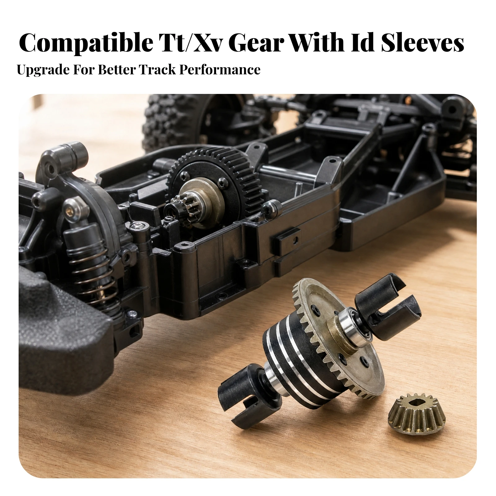 Alloy Differential Gear Set Consistent Performance 39-Tooth Differential Gear Assembly Drivetrain Component Easy to Install