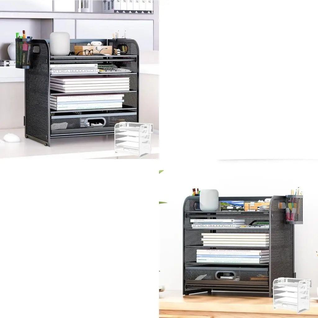 

Многоцелевые настольные органайзеры LXAA с выдвижным ящиком и двумя держателями для ручек