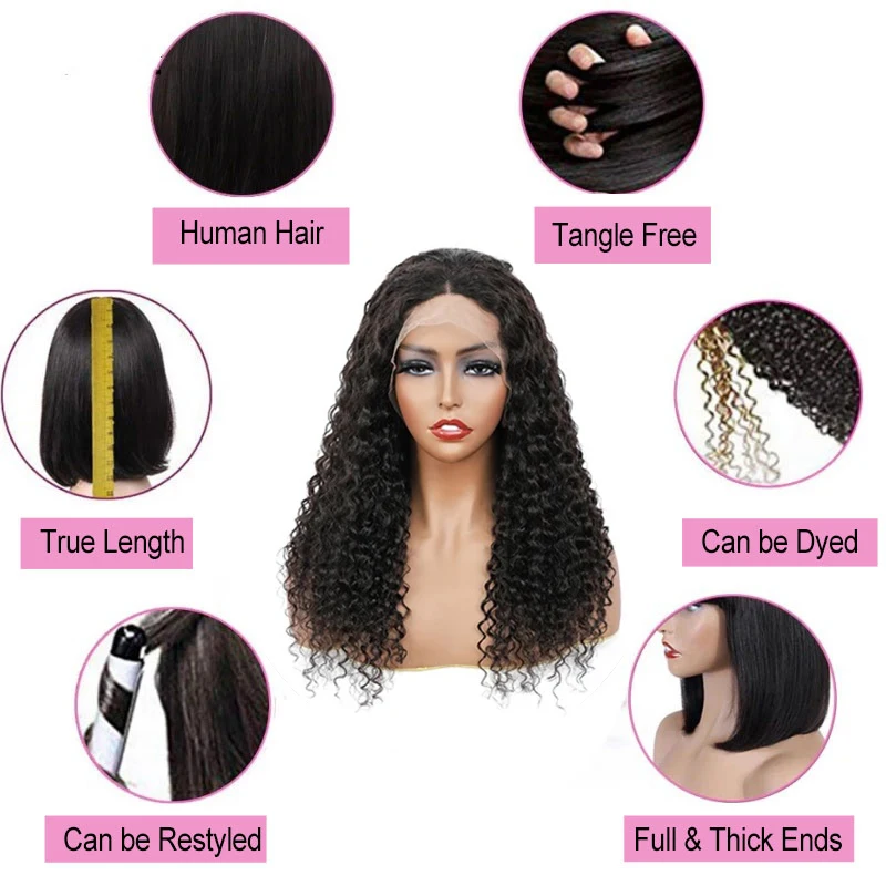 13x6 HD Lace Frontal Human Hair Wigs Water Wave 13x4 Transparent Lace Frontal Human Hair Wigs Brazilian Wigs On Sale For Women