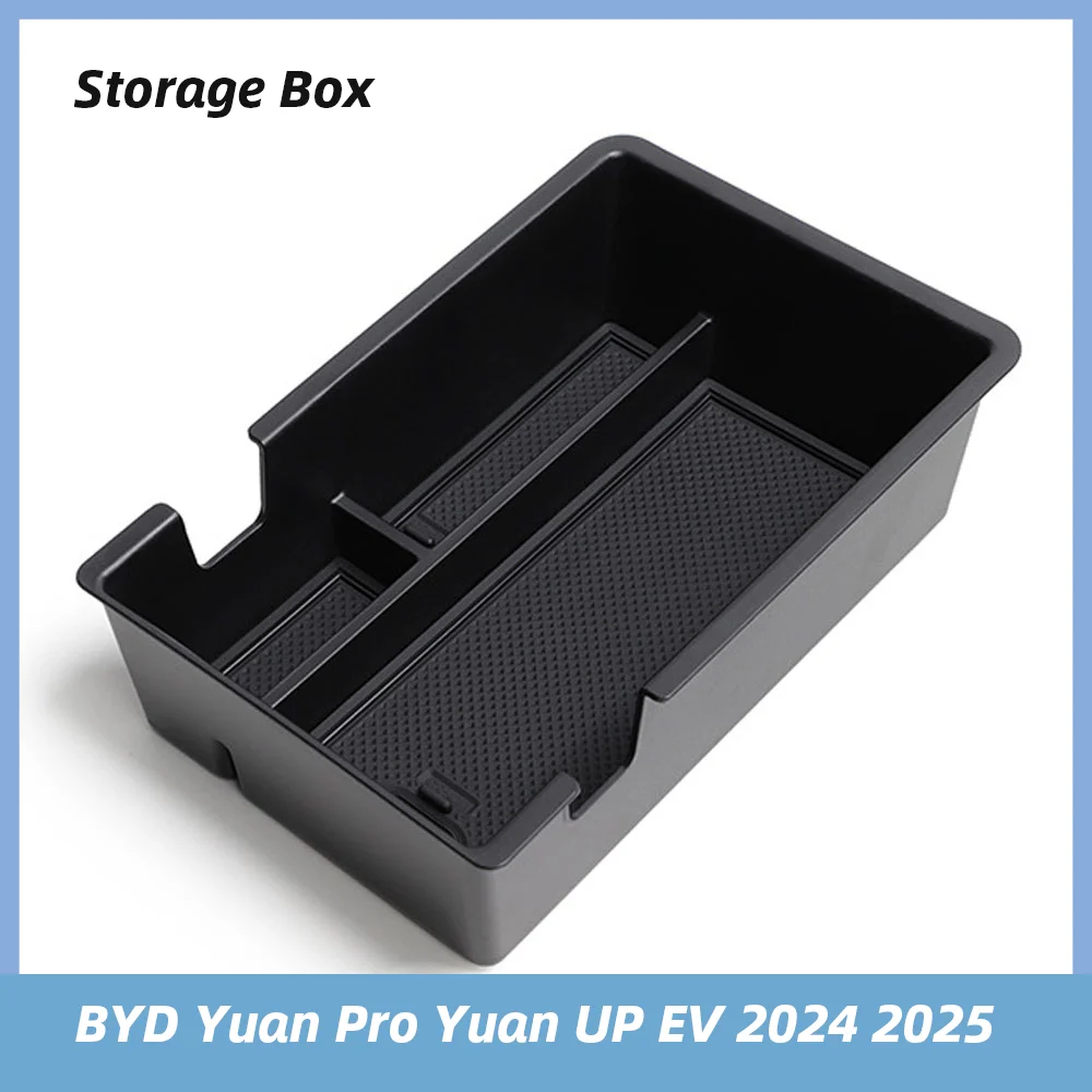 

For BYD Yuan Pro Yuan UP EV 2024 2025 Car Armrest Storage Box Organizer Case Auto Interior Accessory Center Console Storage Tray