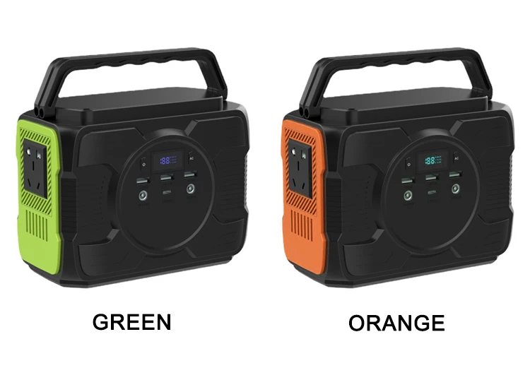 Portable Solar Power Station 200W AC 100V/240V with Cooling Fan Digital Display LED Light Outdoor Emergency Power Banks