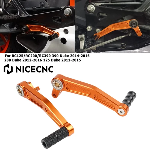 Imagen 1 del producto Para KTM RC 125 200 390 2014-2016 Duke 200 390 2013-2016 Duke 125 2011-2015 palanca de Pedal de freno de motocicleta palanca de cambio de marchas