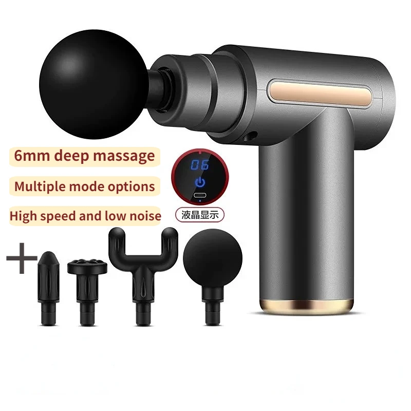 USB massage gun fascia instrument muscle relaxation vibration gun stick massage slimming waist fitness equipment