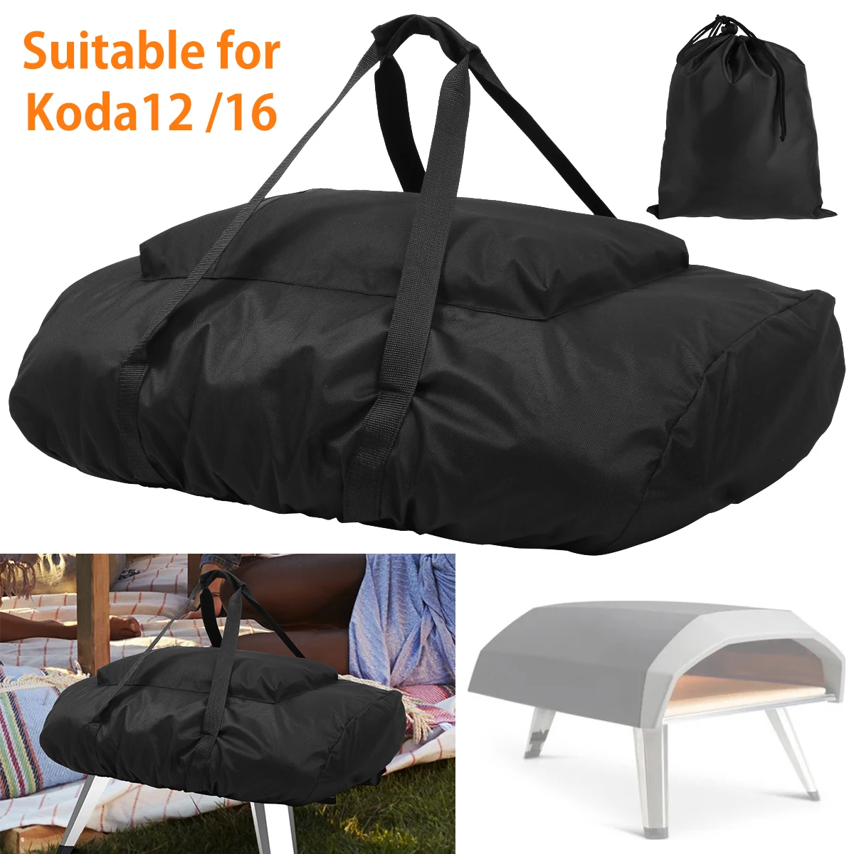 

Waterproof Pizza Oven Cover for Koda 12 16 600D Oxford Portable Dustproof Protective Cover for Pizza Oven Grill for Home Outdoor