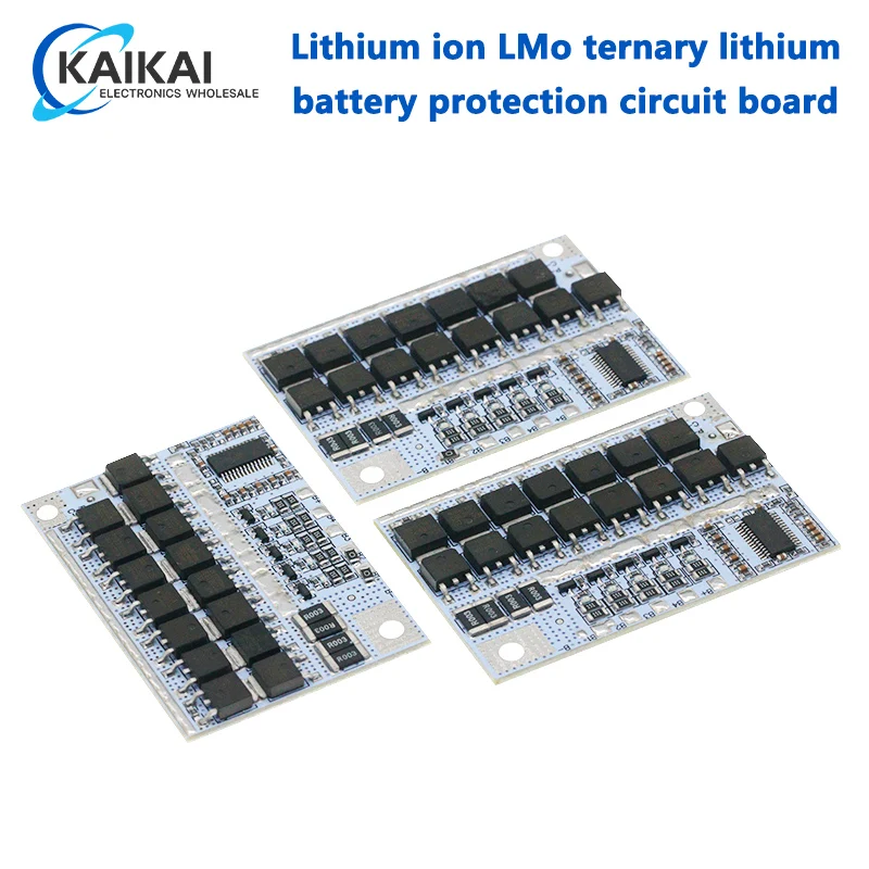 3s 4s 5s Bms 12v 16.8v 21v 3.7v  100a Li-ion Lmo Ternary Lithium Battery Protection Circuit Board Li-polymer Balance Charging