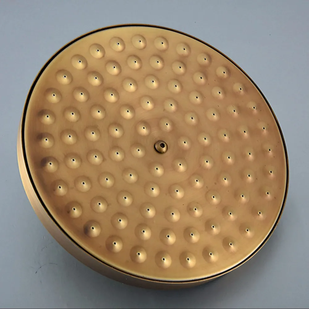 8 "cal antyczny mosiądz wanna opady deszczu deszcz łazienka głowica prysznicowa akcesoria łazienkowe (standard 1/2") msh240