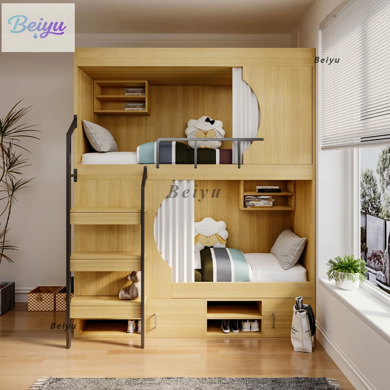 Bunk Beds Space Capsule Children's Bed School Lunch Nursery Student Dormitory Adult Hotel Homestay Youth Bed
