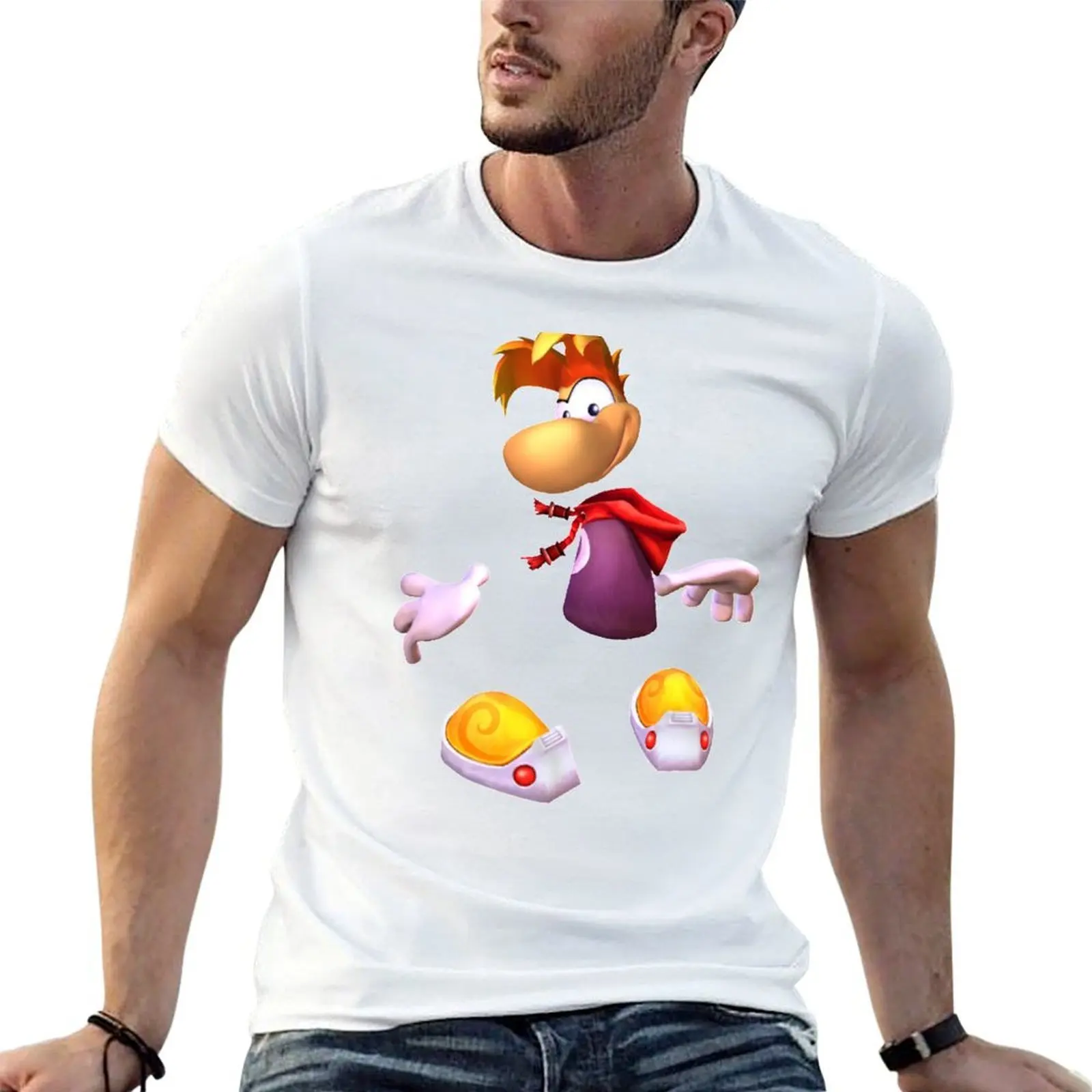 

Rayman T-Shirt anime tshirt t shirts for man cotton soft graphic t shirts for man T-shirt