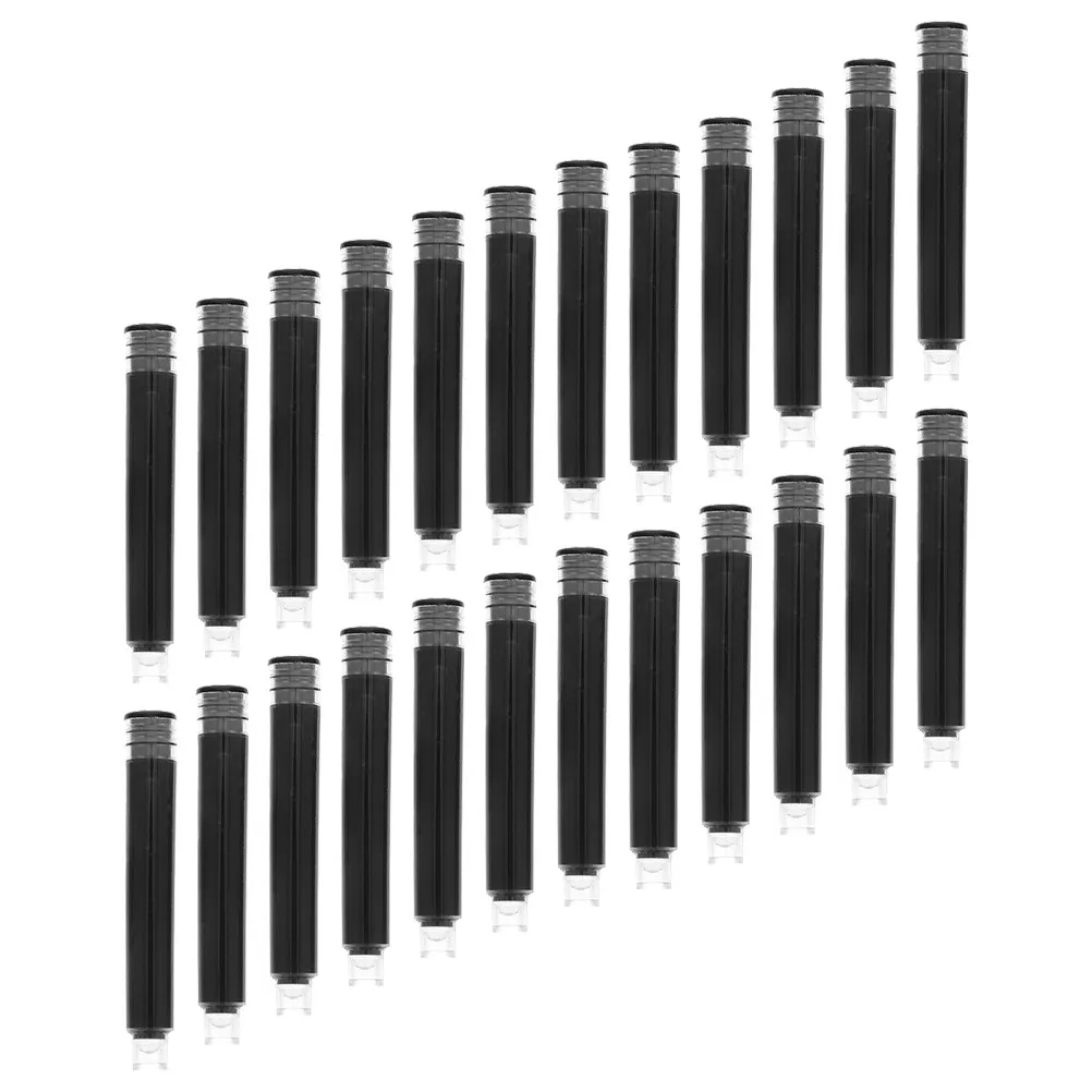 

Набор прочных стальных картриджей для перьевых ручек, удобные запасные чернила для перьевых ручек, профессиональные сменные картриджи для ручек