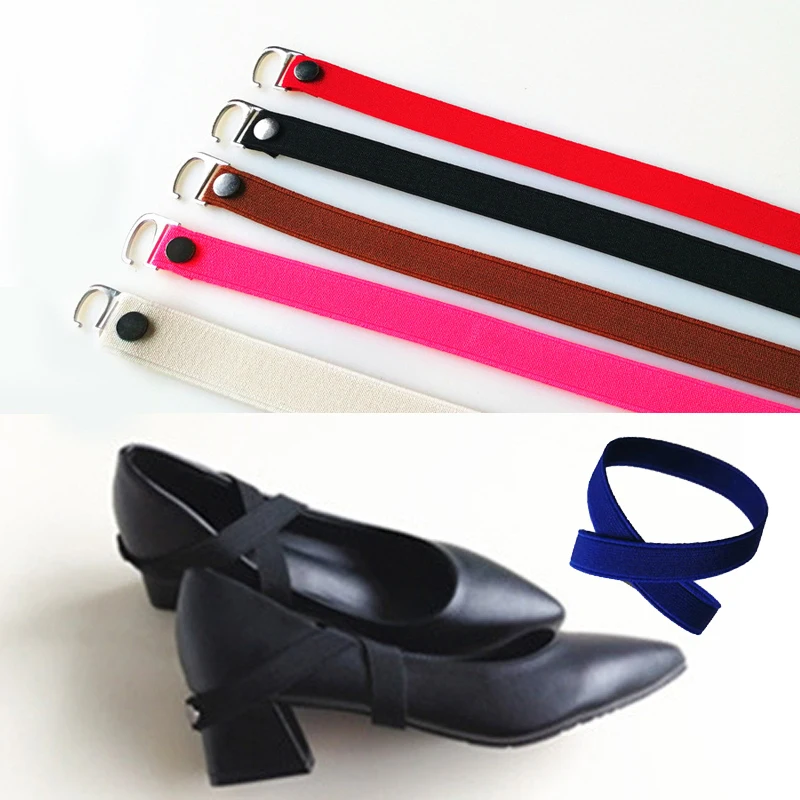 High Heels Bundle Shoelace Anti-drop Elastic Women All-match Fashion Holding Loose Anti-skid Straps Lace Band Shoe Accessories