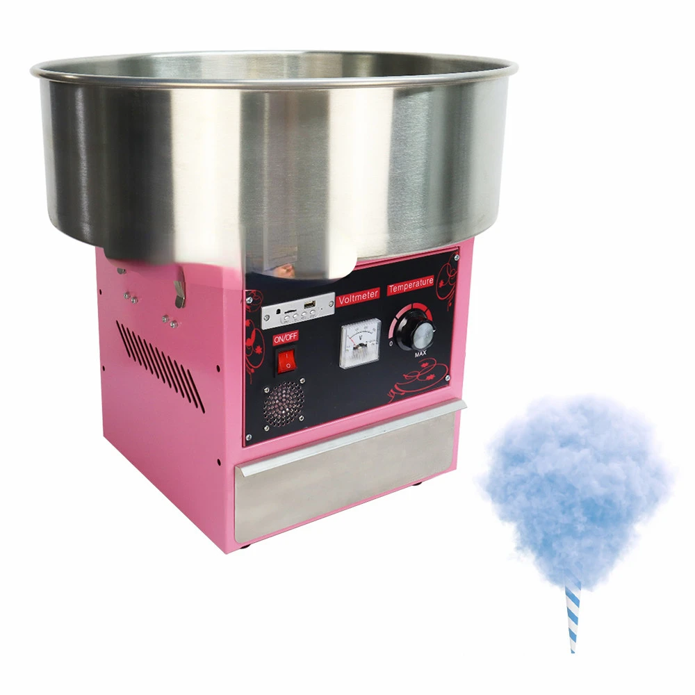 High Efficiency Electric Cotton Candy Machine Commercial Cotton Candy Floss Stainless Steel Machine